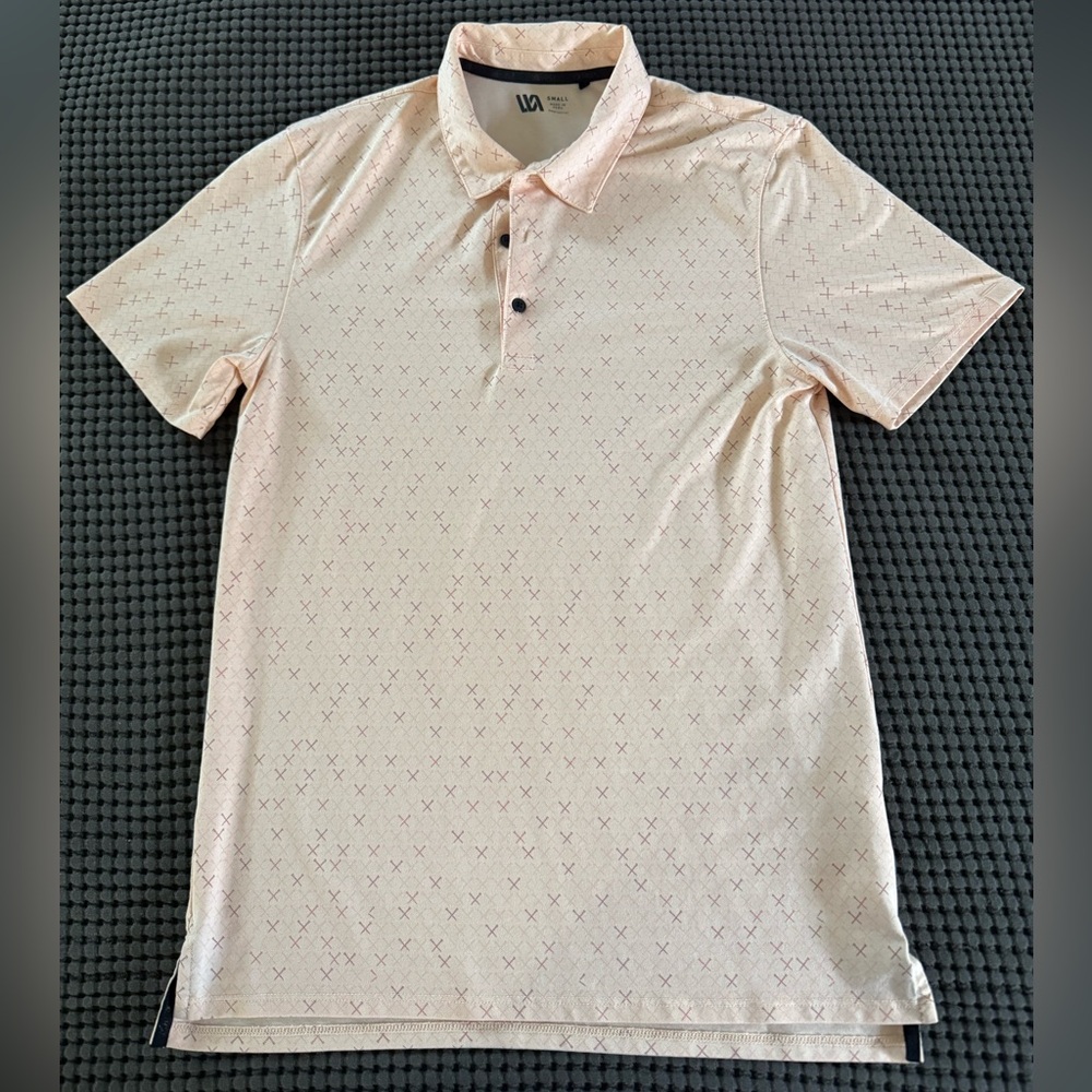 VRST Men’s Golf Polo Shirt Orange Small